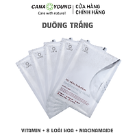 COMBO 5 mặt nạ dưỡng trắng_Cana Brightening
