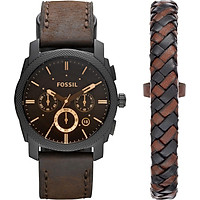 Set Đồng Hồ Cơ Và Vòng Đeo Tay Fossil Cho Nam (FS5251SET)
