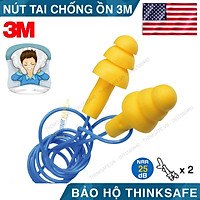 Nút tai chống ồn 3M Ultrafit 340-4004, giảm ồn khi ngủ, khi làm việc