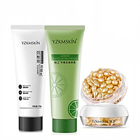 sữa rửa mặt 60g + Tinh chất (Serum) + Kem tẩy tế bào chết 60g