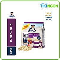 Thức Uống Yến Mạch Quaker 3in1 - Vị Berry Burst 450g