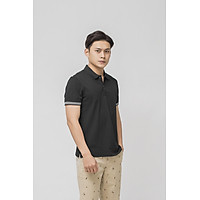 Áo thun polo nam cao cấp Aristino Đen 9 APS057S9