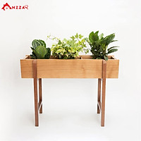 Chậu gỗ trồng cây, hoa, kệ trồng cây ban công