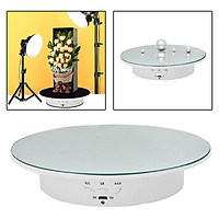 Display Base for Crystals Glass Art, 360 Degree Rotating Display Base Stand Collectibles Jewelry Display Stand Turner for Window Shopping / Retail