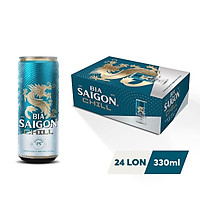 Thùng Bia Sài Gòn Chill 24 lon 330ml