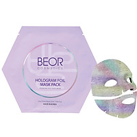HỘP 5 MIẾNG MẶT NẠ CHIẾT XUẤT HỒNG SÂM (BEOR HOLOGRAM FOIL MASK PACK)