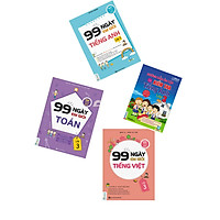 Combo 3 cuốn 99 ngày em giỏi toán+ tiếng việt + tiếng Anh lớp 3 ( tặng cuốn hướng dẫn ôn