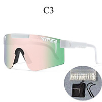 Hố VIPER Phân Cực Mắt Kính Xe Đạp Thời Trang Xe Đạp Kính Mát UV400 Thể Thao Ngoài Trời Kính Mắt Mtb Kính Với Ốp Lưng