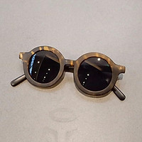 Children's sunglasses、 Children's ink mirror baby anti-UV sunglasses men and girls retro sunglasses toddler round box glasses