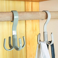 Móc nhựa 4 chấu treo đồ, treo quần áo đa năng xoay 360 độ tiện dụng - Đồ dùng,dụng cụ nhà bếp,kệ hũ gia vị