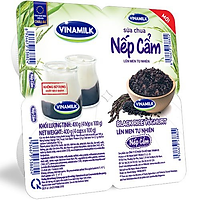 Lốc 4 hộp sữa chua Vinamilk nếp cẩm 100g - 38824