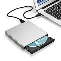 USB 2.0 External Blu-ray Combo DVD/CD Burner RW Drive for PC Laptop Windows Mac #white