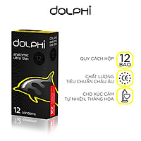 Bao Cao Su Dolphi Anatomic Ultra Thin (Hộp 12 Bao)