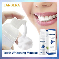 (Hàng Mới Về) Kem Làm Trắng Răng Tạo Bọt Lanbena