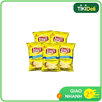 Combo 5 Bánh Snack Khoai Tây Lay's vị Khoai Tây Tự Nhiên 150g Cho Cả Nhà - Family Pack Siêu Tiết Kiệm