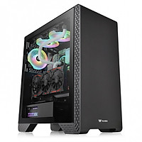 Vỏ Case Thermaltake S300 TG (Black/White) - Hàng Chính Hãng