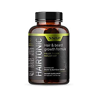 Hair Growth Supplement for Men - Hair, Skin and Nail Supplement - Hair Loss Supplement Vitamin with Biotin, Keratin, Bamboo - 60 Capsules