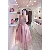 Đầm xoè dự tiệc công chúa TRIPBLE T DRESS- Size M/L (kèm ảnh/video thật) MS206V