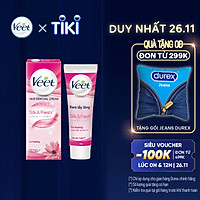 Kem Tẩy Lông Cho Da Thường Veet Silk Fresh 25G