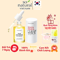 Combo Dưỡng Da Clear Stick Và Silk Collagen Ampoule Chính Hãng So Natural