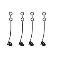 4Pcs New SAE Cover Waterproof Plug Cap DC Power Solar Flat Wire Cable Connector