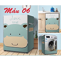 Vỏ bọc máy giặt lồng ngang, cửa trước, áo trùm bạt phủ siêu bền chống mưa nắng