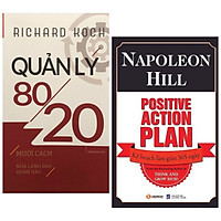 Combo sách kỹ năng làm việc hay : Quản lý 80/20 + Positive action plan – Kế hoạch làm già