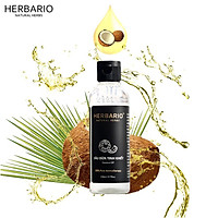 Dầu dừa tinh khiết nguyên chất Herbario 110ml giúp tẩy trang, dưỡng tóc