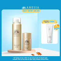 Bộ kem chống nắng Anessa dạng xịt và sữa chống nắng bảo vệ hoàn hảo (Anessa Perfect UV Sunscreen Skincare Spray and Milk)
