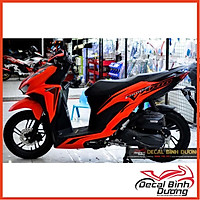 Tem Rời Xe Vario 125/150 Đỏ Đen Nhám