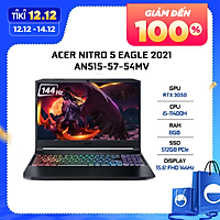 Laptop Acer Nitro 5 AN515-45-R3SM NH.QBMSV.005 (AMD R5-5600H/ 8GB DDR4 3200MHz/ 512GB SSD M.2 PCIE/ GTX 1650 4GB GDDR6/ 15.6 FHD IPS, 144Hz/ Win10) - Hàng Chính Hãng