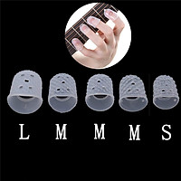 5pcs Finger Cover Anti-slip Hands Coat Relief Play Pain Gloves for Ukulele Electric Acoustic Guitar Stringed Musical Instrument