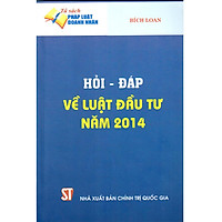 Sách Hỏi - Đáp Về Luật Đầu Tư Công Năm 2014