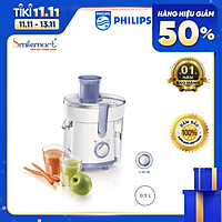 Máy Ép Trái Cây Philips HR1811 - Trắng Xanh - Hàng Nhập Khẩu