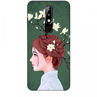 Ốp lưng dành cho điện thoại NOKIA 5.1 Plus Cô Gái Tóc Hoa