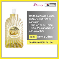 Kem dưỡng ẩm ngừa vết nhăn, chiết xuất dịch nhầy ốc sên Beausta Golden Snail Cream15ml
