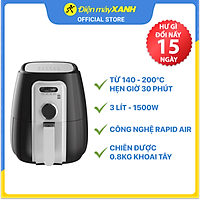 Nồi Chiên Không Dầu Sunhouse SHD4025B (3.0 Lít) - Hàng Chính Hãng