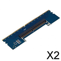 2xLaptop DDR4 SO-DIMM to Desktop DIMM RAM Adapter Card Memory