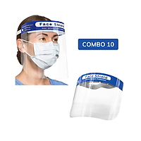Combo Mặt Nạ Chống Giọt Bắn Face Shield