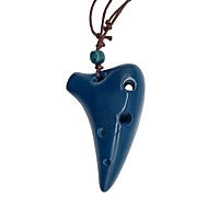6 Holes Ceramic Ocarina Alto C Submarine Style Musical Instrument with Lanyard Music Score For Music Lover and Beginner