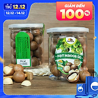 Hạt Macca Úc nứt vỏ Smile Nuts (215g - 500g) | 100% nhập khẩu từ Úc, giòn béo, thơm ngon