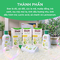 Nước tắm gội thảo dược Ích Nhi lọ 230ml (0-3 tuổi) bảo vệ bé suốt 24h ngừa rôm sảy, hăm da, mẩn ngứa