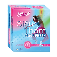 Băng vệ sinh Diana Siêu Thấm Cool Fresh siêu mỏng cánh gói 8 miếng - 20063