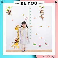 Decal Dán Tường Hình Hưu Cao Cổ - Trang Trí Decor Phòng Ngủ - Trang Trí Dán Tường Phòng Khách