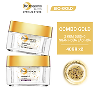 Combo ngăn lão hóa Bio-essence Bio-Gold Kem dưỡng ngày + đêm (40gr x2)