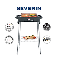 Vỉ nướng điện Severin PG 8124 (kèm giá nướng ngoài trời) - Công suất 2500W - Hàng chính hãng
