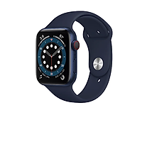 Đồng Hồ Thông Minh Apple Watch Series 6 LTE GPS + Cellular Aluminum Case With Sport Band (Viền Nhôm & Dây Cao Su) - Hàng Chính Hãng VN/A