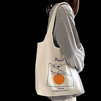 Túi tote vải đeo chéo canvas bag đi học 2020