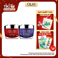 Combo of 2 OLAY Regenerist Anti-Aging Moisturizers 50g and Retinol24 50g