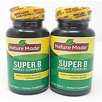 Viên Uống Bổ Sung Năng Lượng Nature Made Super B Energy Complex (60 Viên x 2 Hộp)